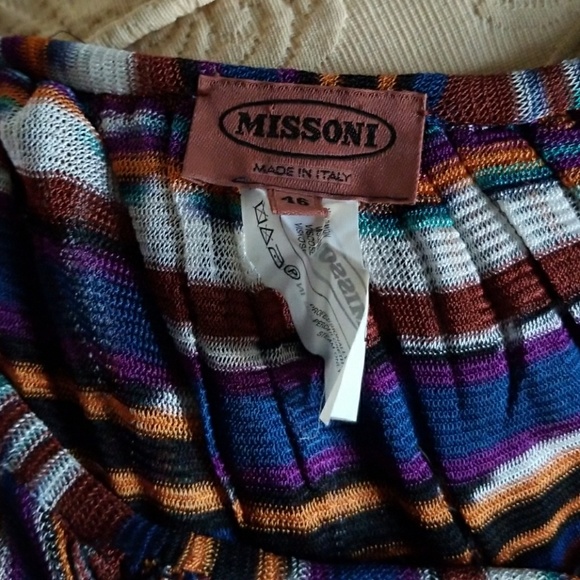 Missoni Semi Sheer Layered Maxi Skirt